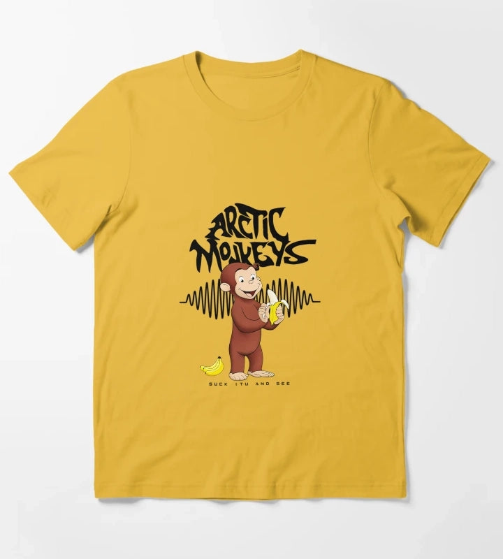 George X Arctic Monkeys T-Shirt Yellow