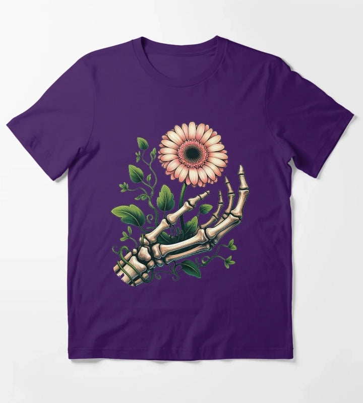 Gerbera Daisy Flower T-Shirt Purple