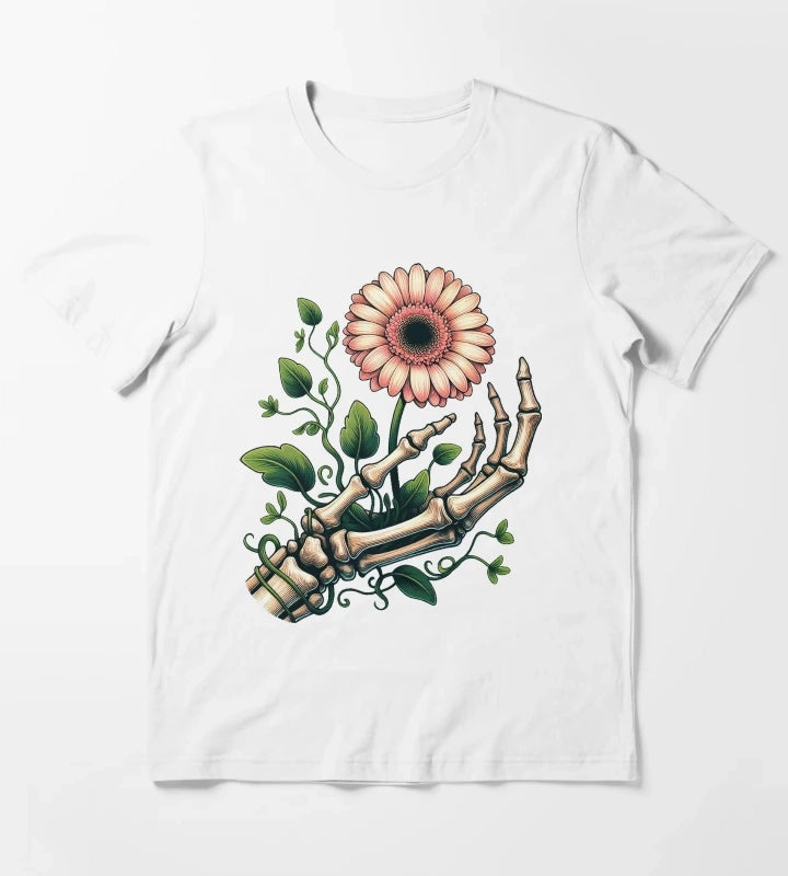 Gerbera Daisy Flower T-Shirt White