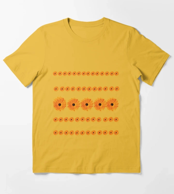 Gerbera Daisy Orange Gerbera Daisy T-Shirt Yellow