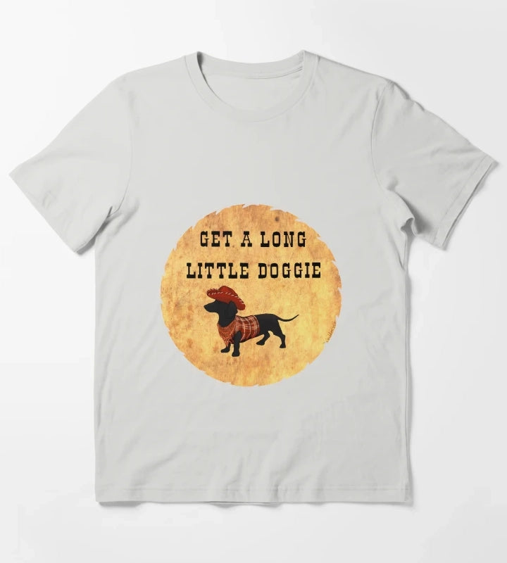 Get A Long Little Doggie T-Shirt Light Grey