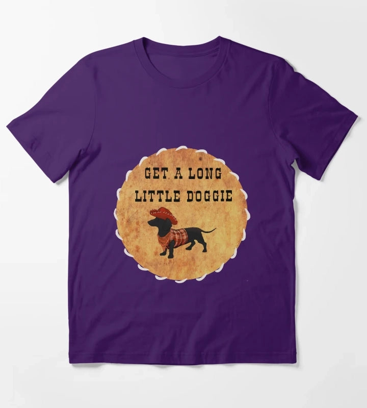 Get A Long Little Doggie T-Shirt Purple