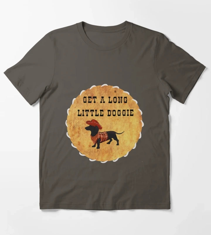 Get A Long Little Doggie T-Shirt Dark Grey