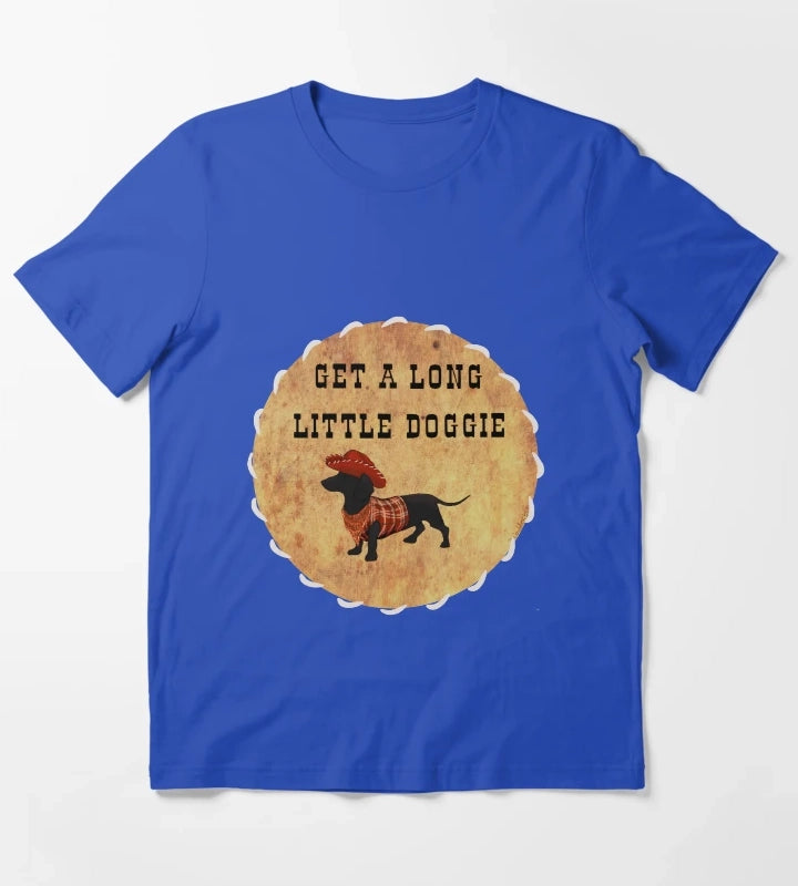 Get A Long Little Doggie T-Shirt Blue
