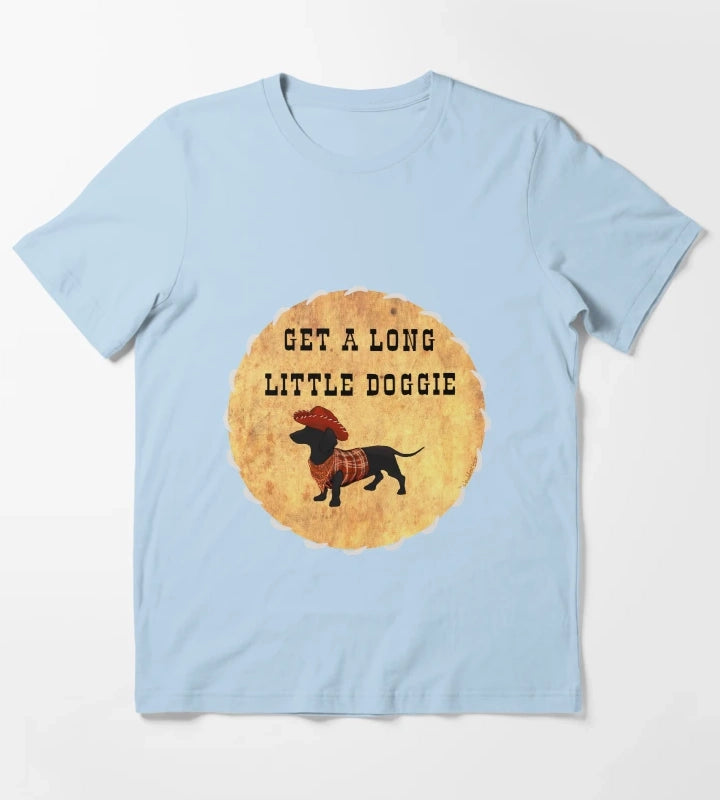 Get A Long Little Doggie T-Shirt Sky Blue