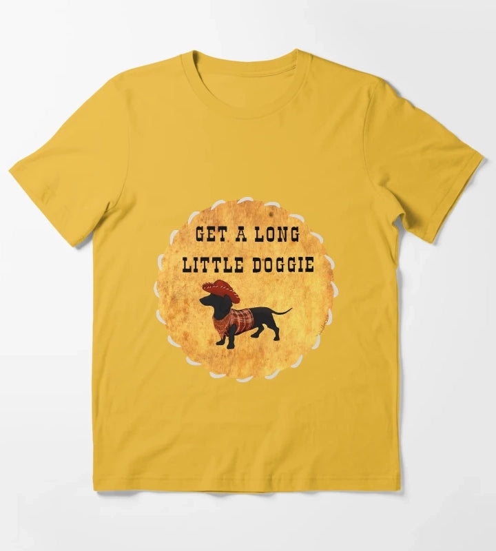Get A Long Little Doggie T-Shirt Yellow