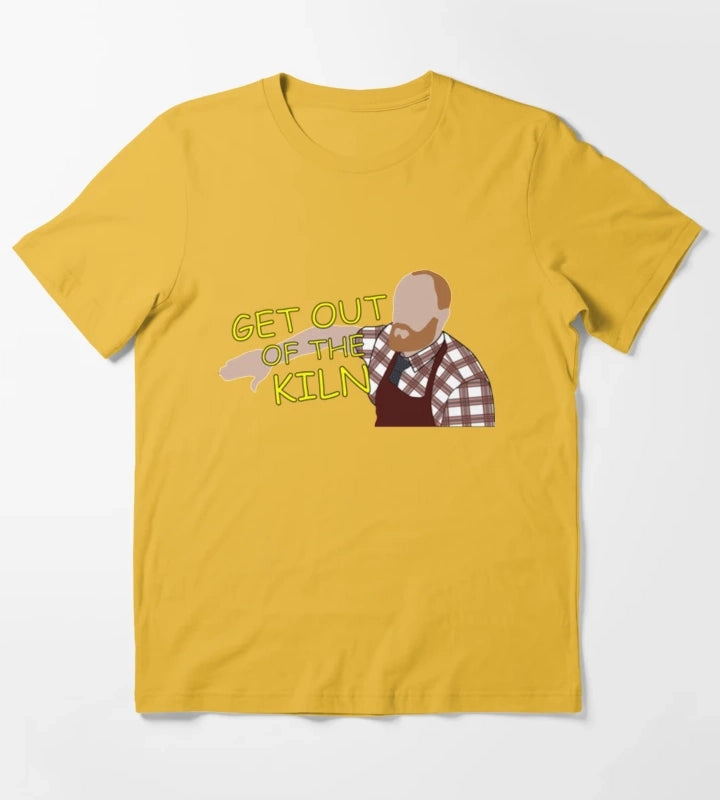 Get Out of the Kiln Aunty Donna T-Shirt Yellow