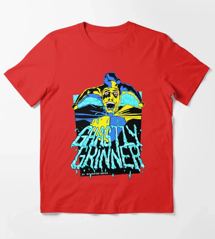 Ghastly Grinner Are You Afraid of the Dark T-Shirt Red