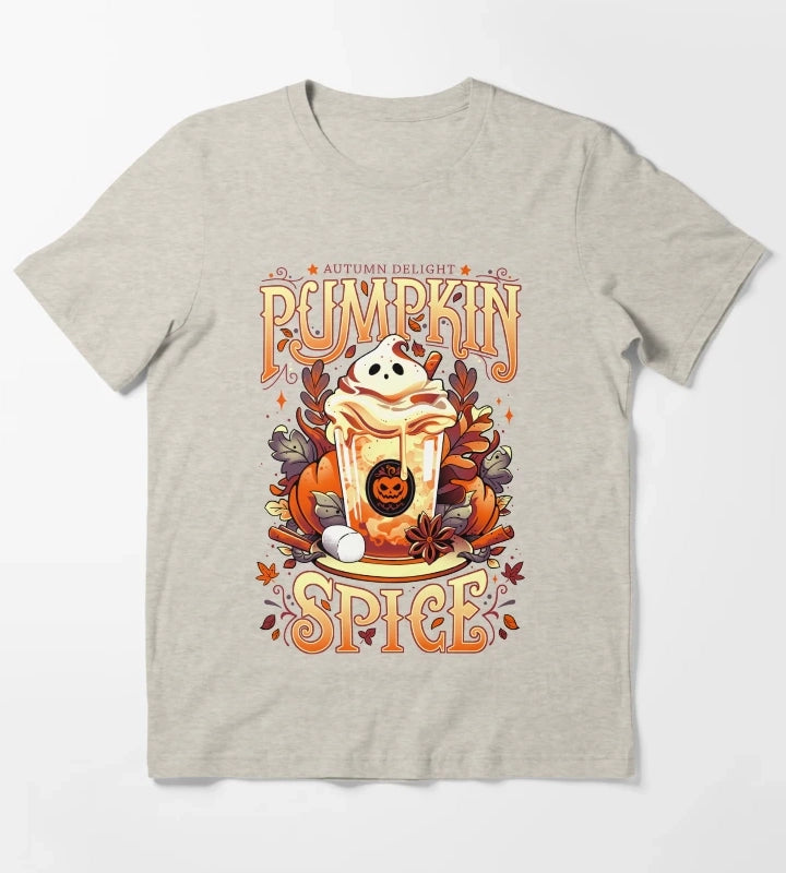 Ghostly Pumpkin Spice light version T-Shirt Cream