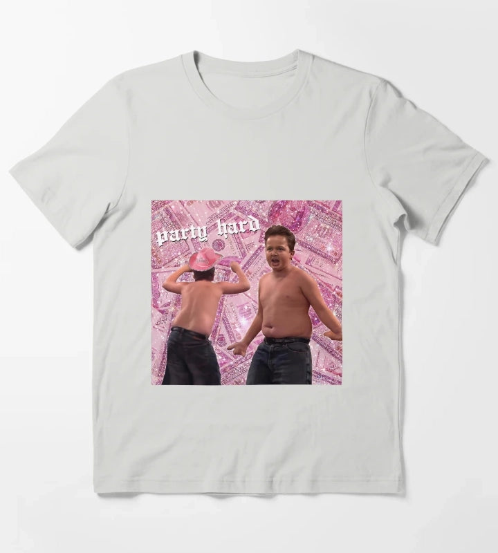 Gibby Party Requirements Tapestry T-Shirt Light Grey