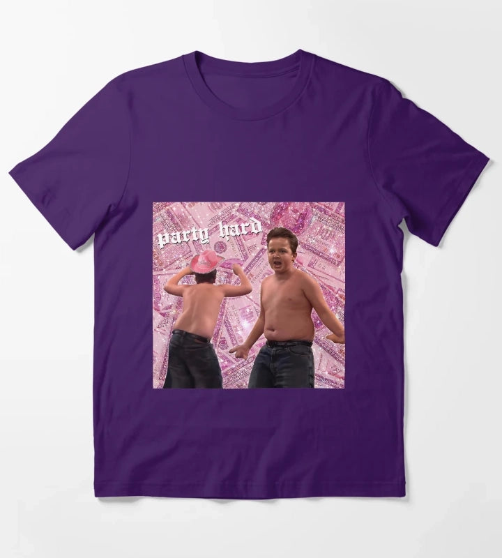 Gibby Party Requirements Tapestry T-Shirt Purple