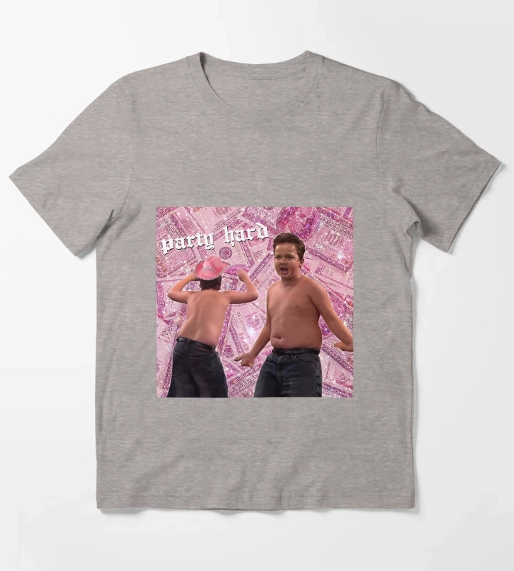 Gibby Party Requirements Tapestry T-Shirt Heather Grey