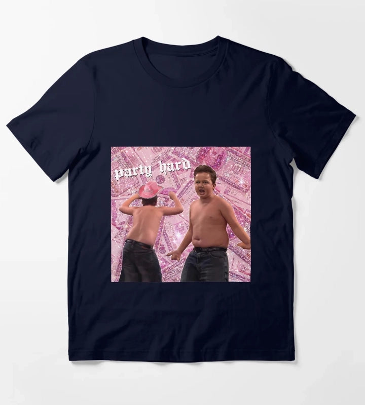 Gibby Party Requirements Tapestry T-Shirt Navy