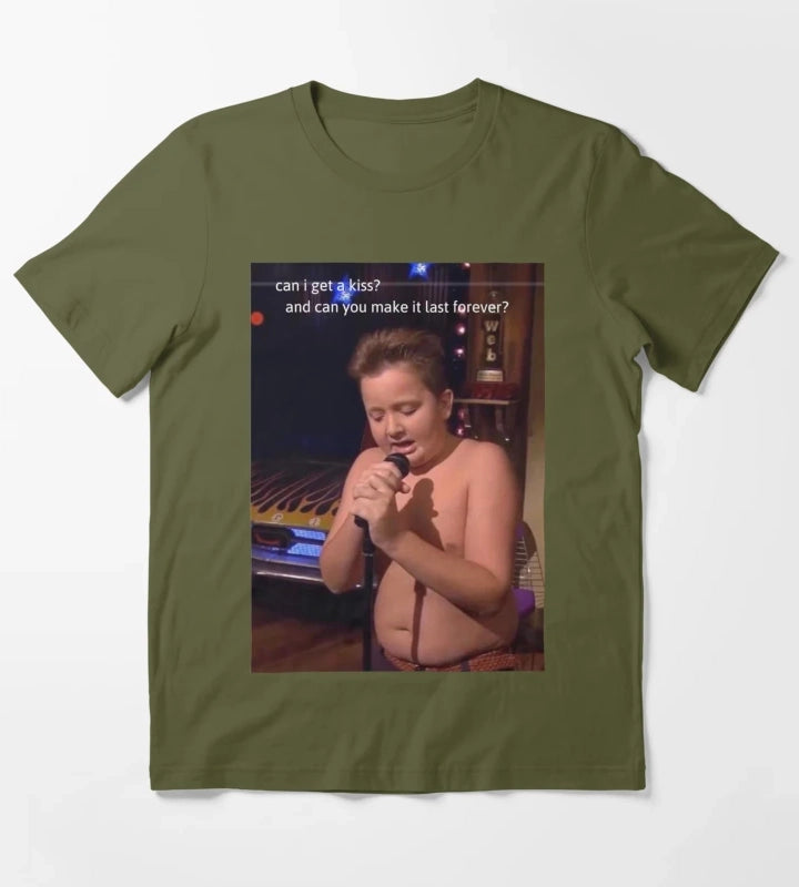 Gibby Singing iCarly Gift shirt T-Shirt Olive Green