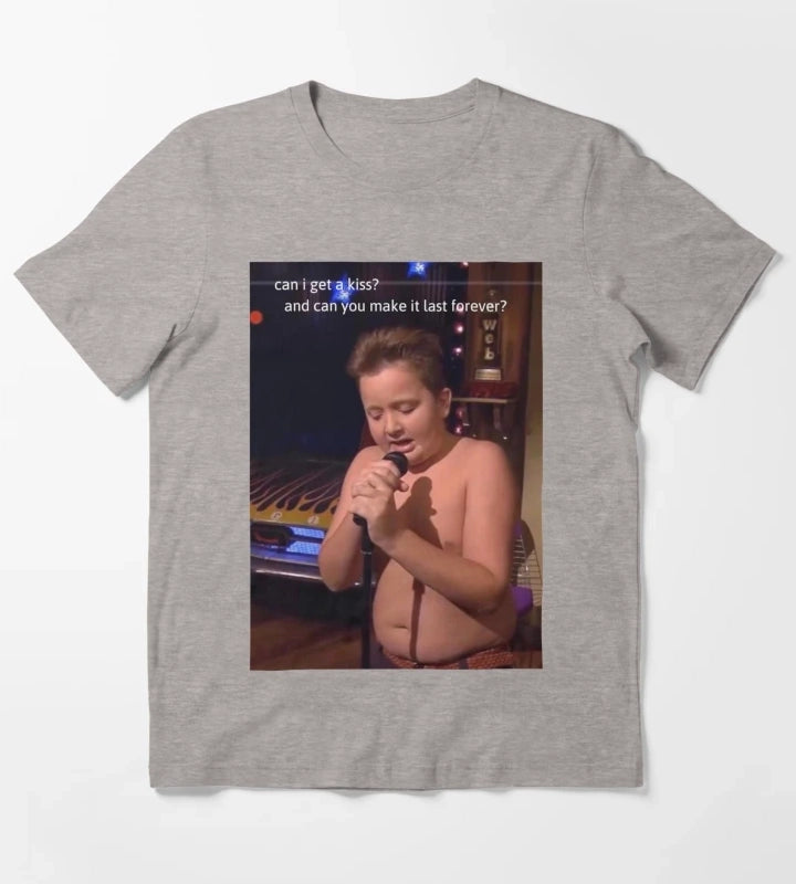 Gibby Singing iCarly Gift shirt T-Shirt Heather Grey