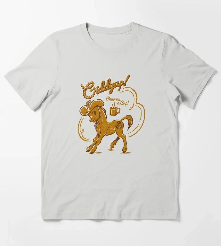 Giddyup T-Shirt Light Grey