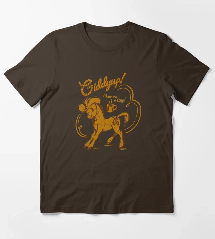Giddyup T-Shirt Brown