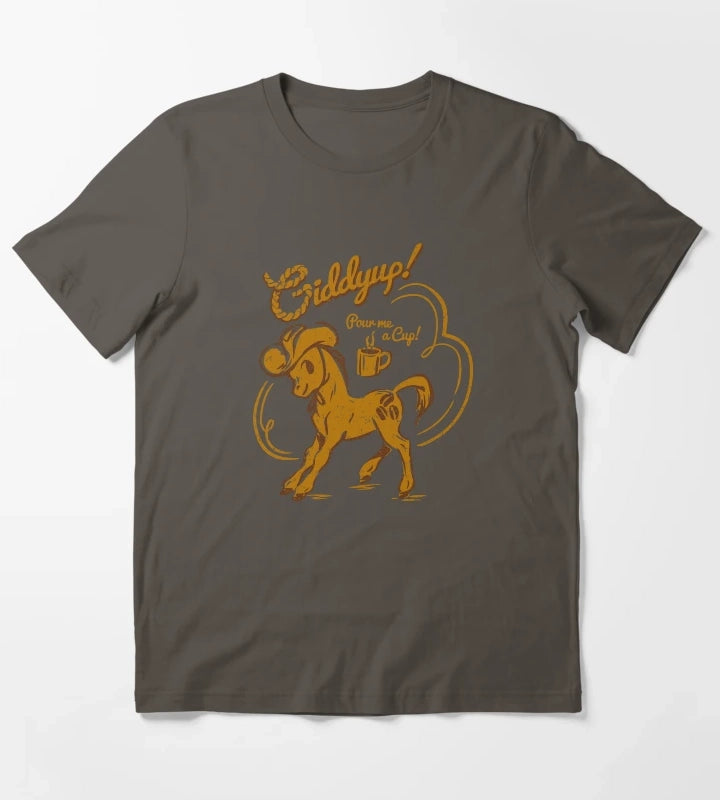 Giddyup T-Shirt Dark Grey
