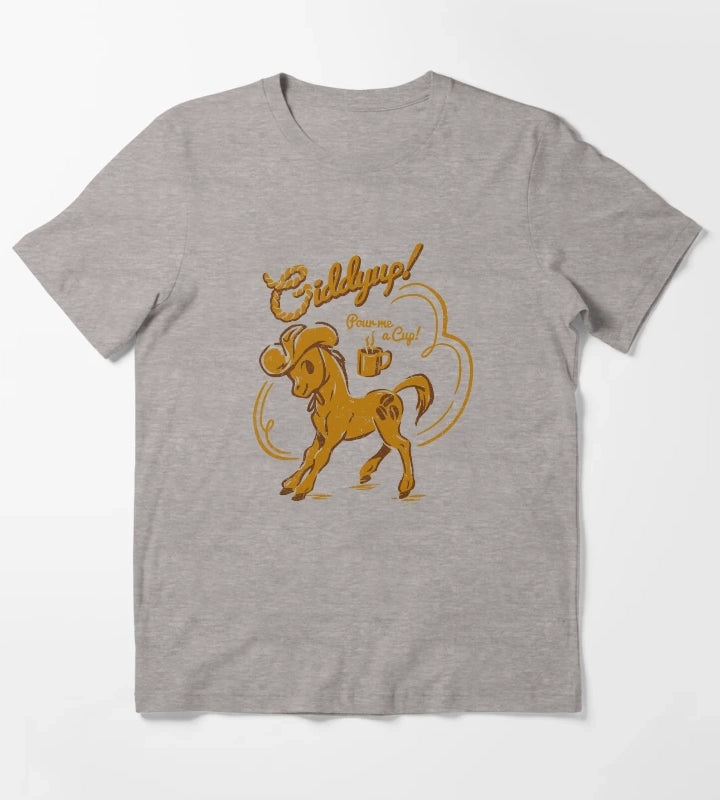 Giddyup T-Shirt Heather Grey