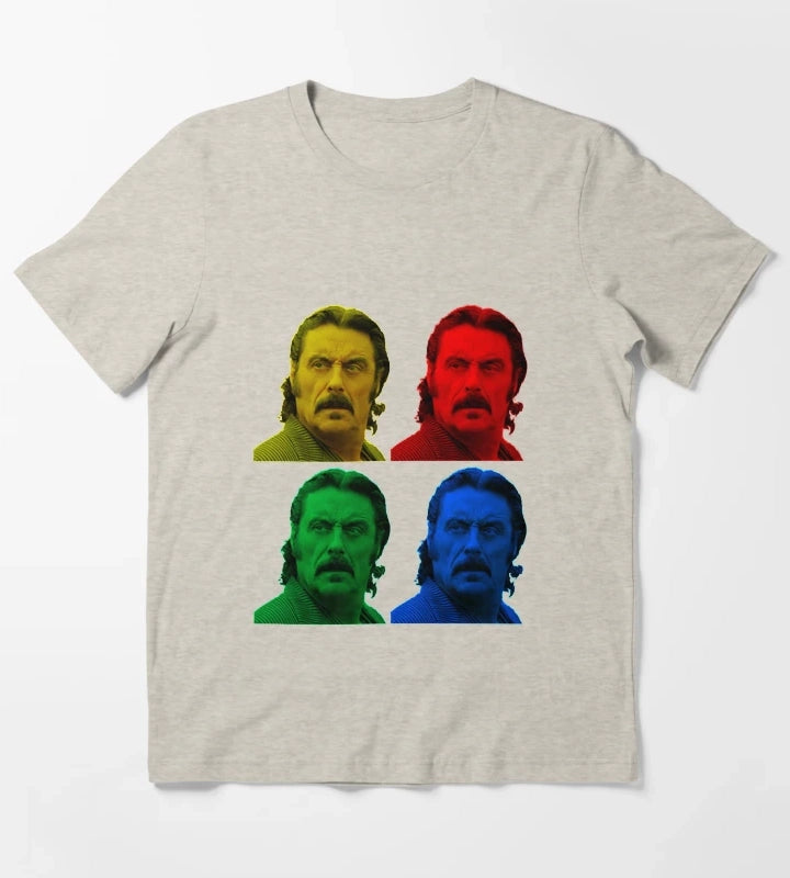 Gift For Men Al Swearengen Warholl Wild West Americana Halloween T-Shirt Cream
