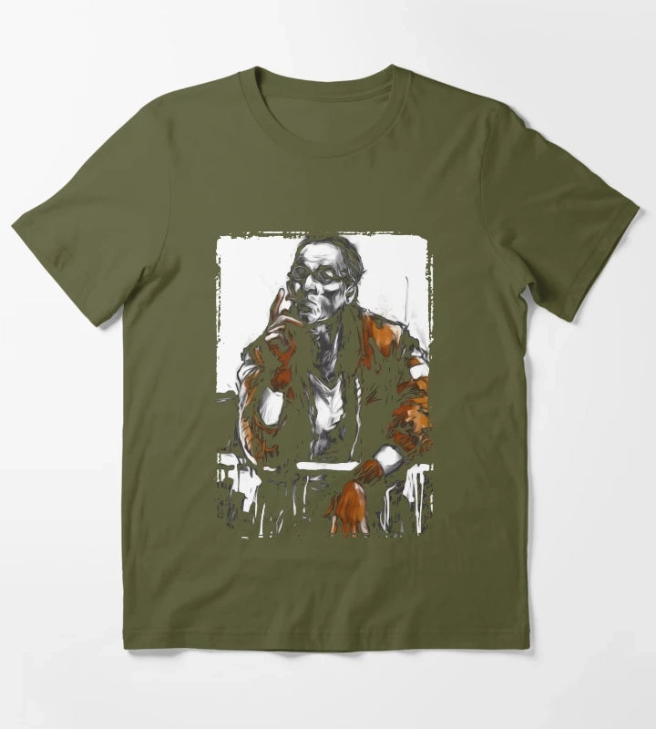 Gift Idea Disco Video Games Elysium Funny Graphic Gifts T-Shirt Olive Green