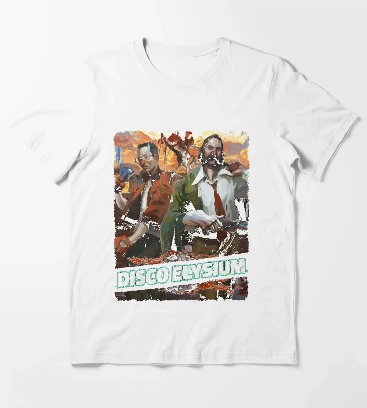 Gifts For Men Disco Gaming Elysium Graphic For Fan T-Shirt White