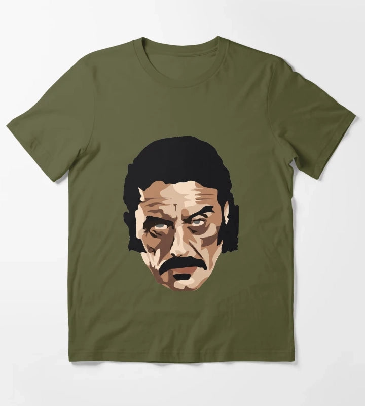 Gifts Idea Al Swearengen Christmas T-Shirt Olive Green