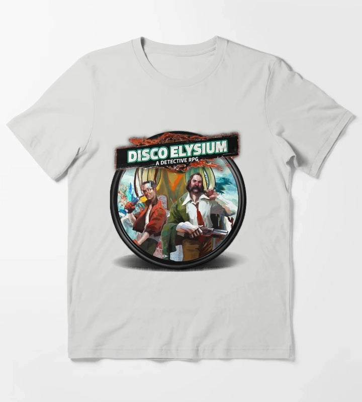 Gifts Idea Disco Gaming Elysium Gifts Best Men T-Shirt Light Grey