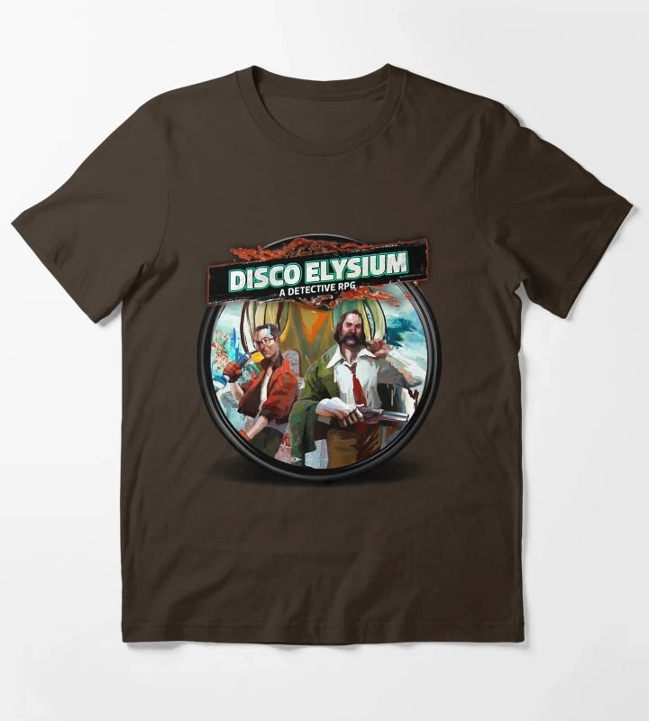 Gifts Idea Disco Gaming Elysium Gifts Best Men T-Shirt Brown