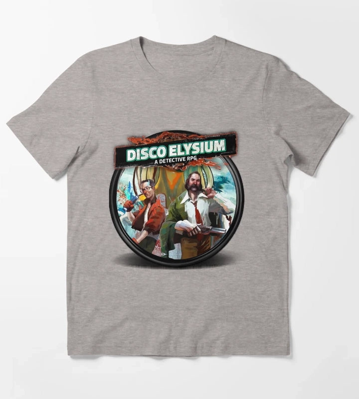 Gifts Idea Disco Gaming Elysium Gifts Best Men T-Shirt Heather Grey