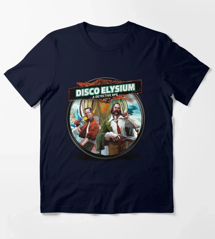 Gifts Idea Disco Gaming Elysium Gifts Best Men T-Shirt Navy