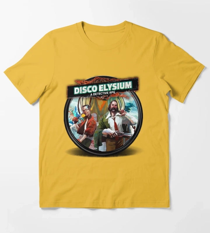 Gifts Idea Disco Gaming Elysium Gifts Best Men T-Shirt Yellow