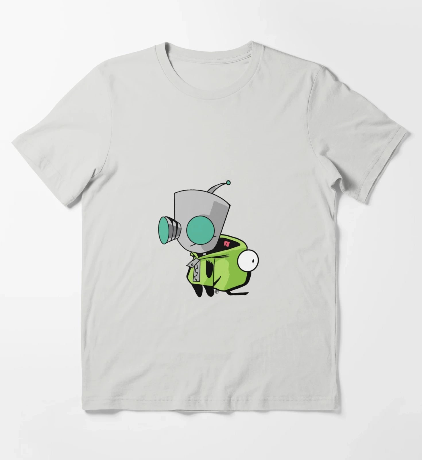 Gir wearing suit T-Shirt Light Grey