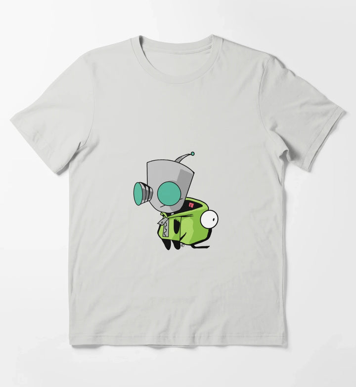 Gir wearing suit T-Shirt Light Grey