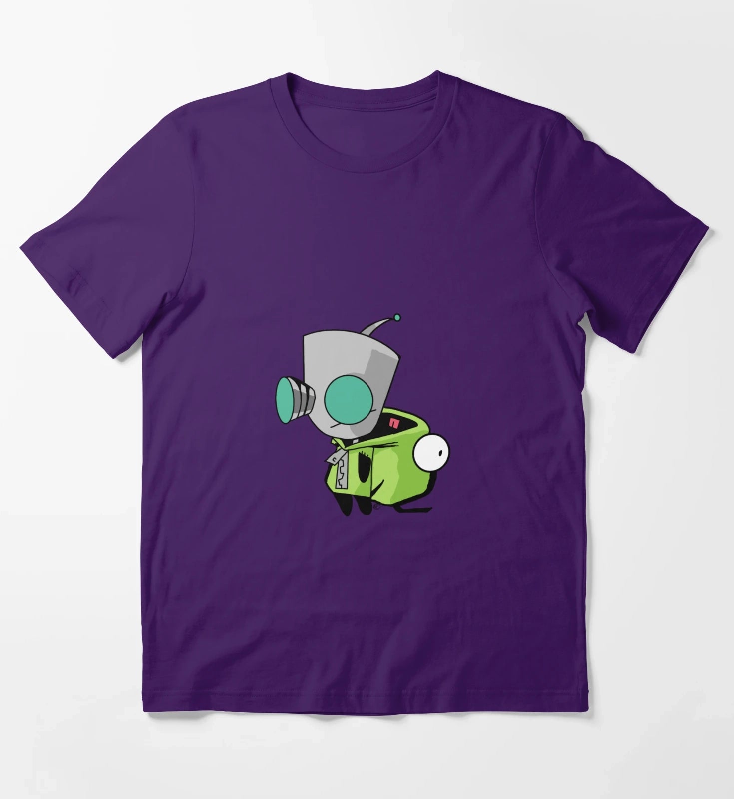 Gir wearing suit T-Shirt Purple