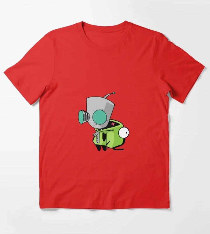 Gir wearing suit T-Shirt Red
