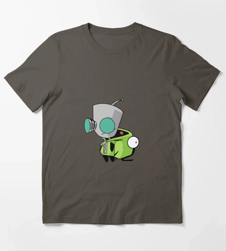 Gir wearing suit T-Shirt Dark Grey