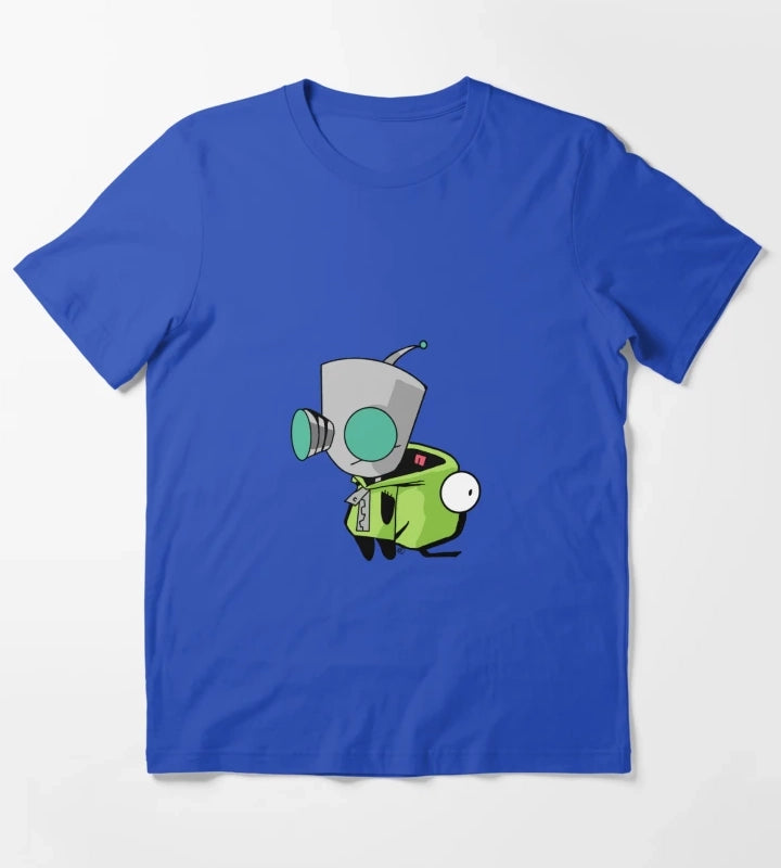 Gir wearing suit T-Shirt Blue