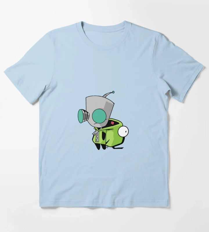 Gir wearing suit T-Shirt Sky Blue
