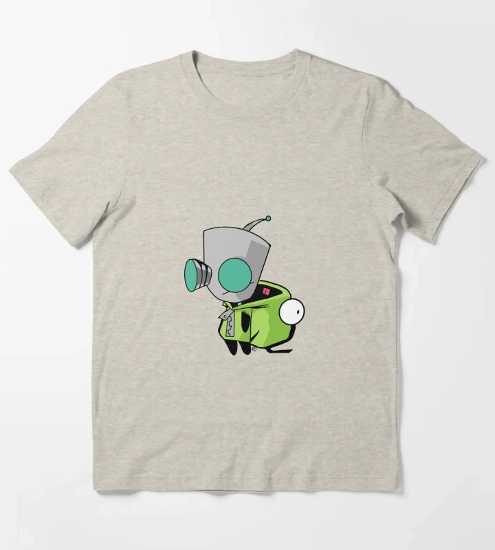 Gir wearing suit T-Shirt Cream
