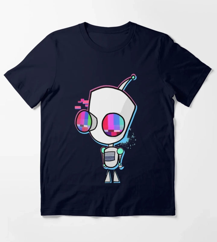 Glitched Gir T-Shirt Navy
