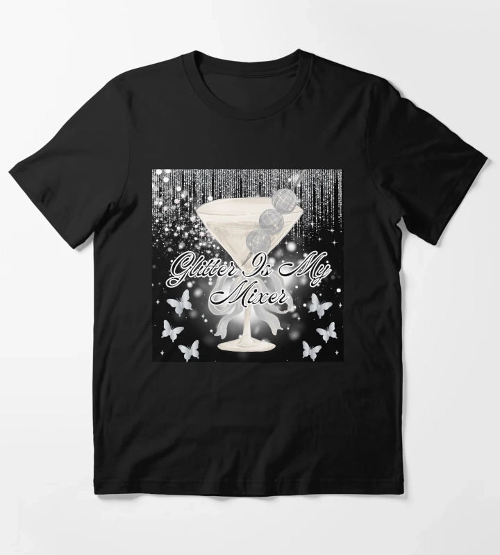 Glitter quote martini T-Shirt