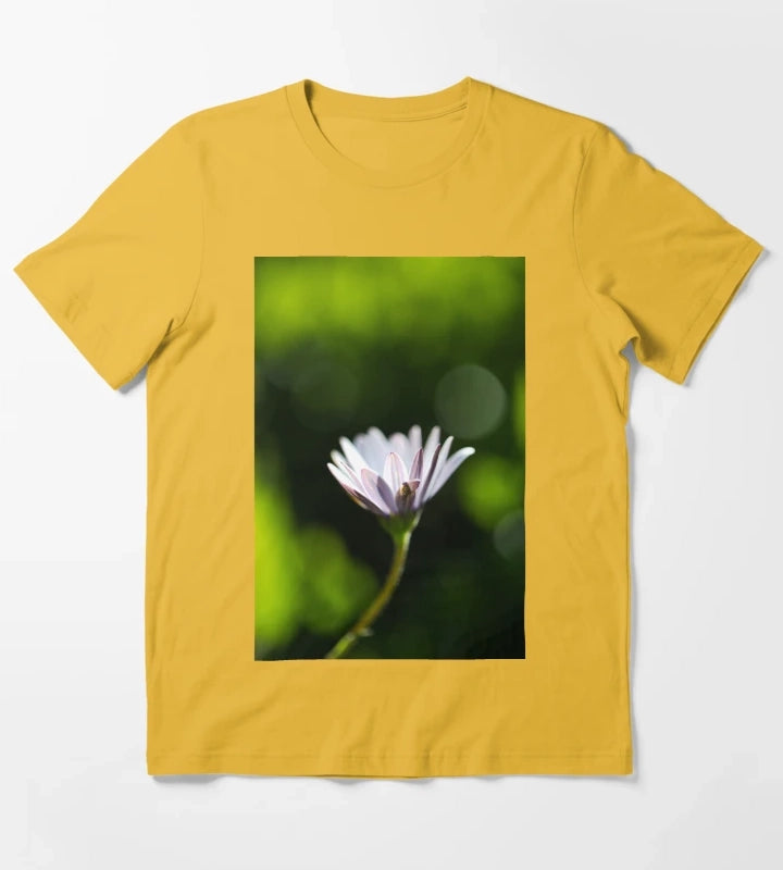 Glow Green Cape Daisy T-Shirt Yellow