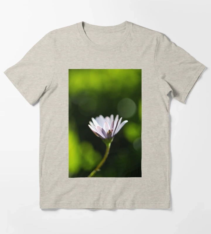 Glow Green Cape Daisy T-Shirt Cream