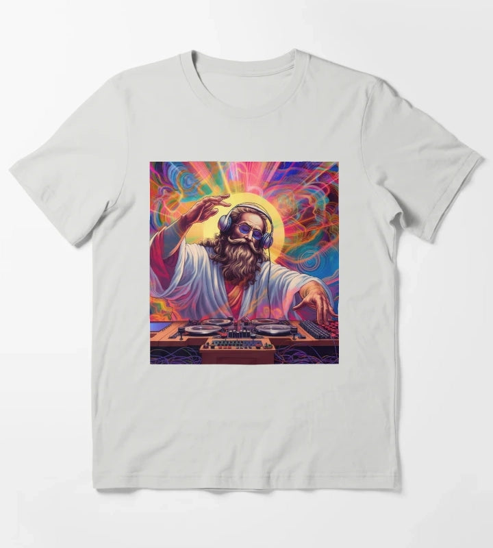 God is a DJ Series T-Shirt Light Grey