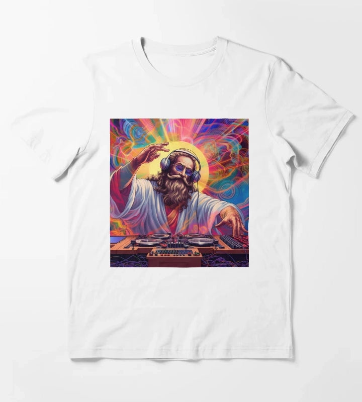 God is a DJ Series T-Shirt White