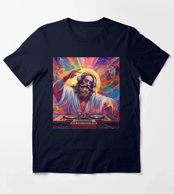 God is a DJ Series T-Shirt Navy