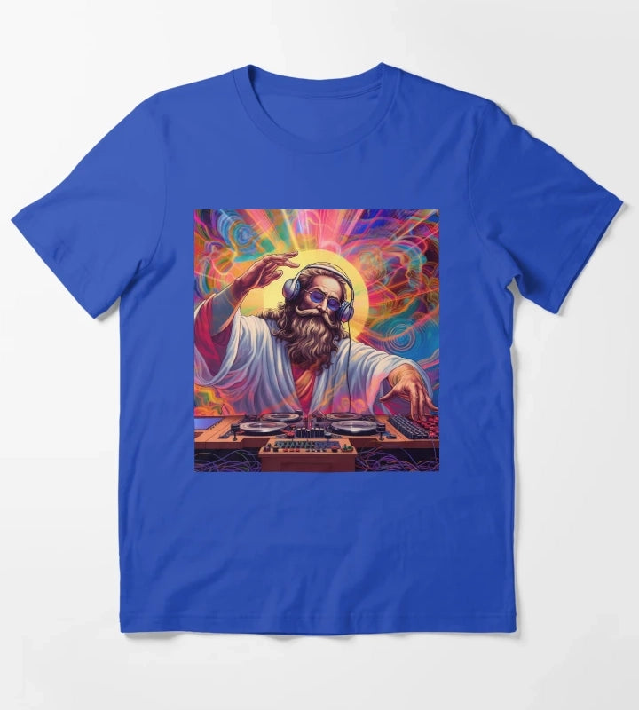 God is a DJ Series T-Shirt Blue