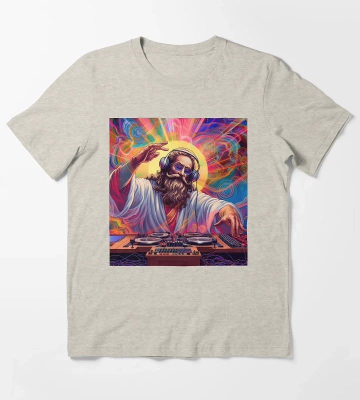 God is a DJ Series T-Shirt Cream
