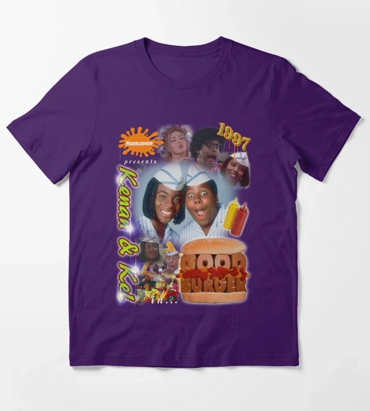 Good Burger Vintage Style TShirt T-Shirt Purple